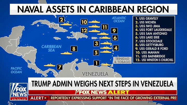 Trump admin weighs next steps in Venezuela as military presence ramps up