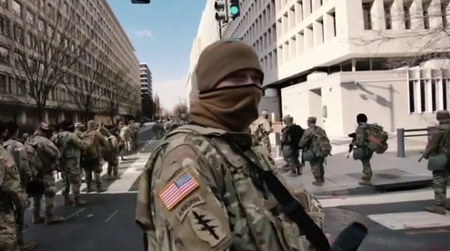 Historic security presence in Washington for Biden inauguration
