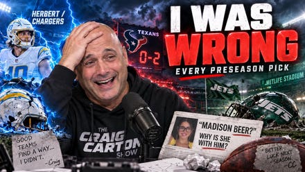 "I Was Wrong" Craig Carton REACTS To WILD Start To 2026 NFL Season | The Craig Carton Show