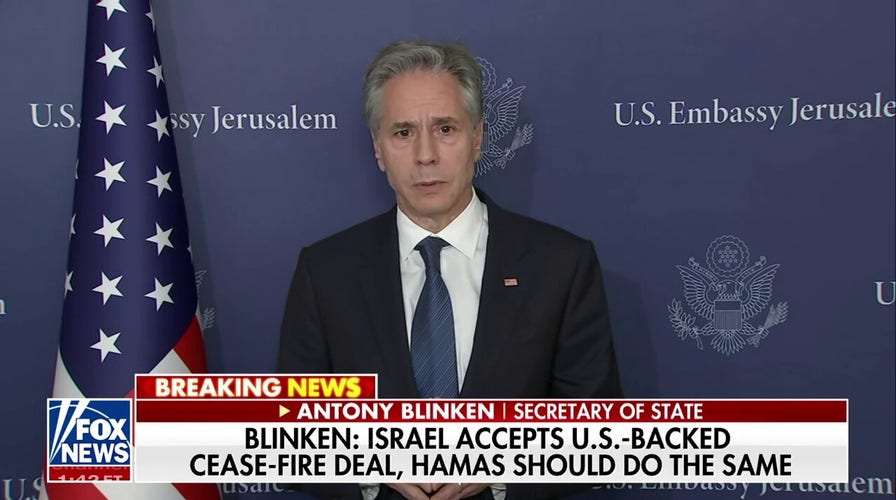 Israel agrees to US-backed cease-fire deal: Secretary of State Blinken