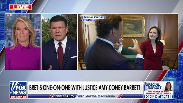 SCOTUS Justice Amy Coney Barrett 'lifts the curtain' on how the court operates: Bret Baier