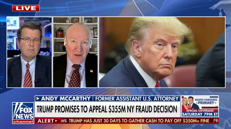  Andy McCarthy: Trump civil fraud verdict transcends the former president