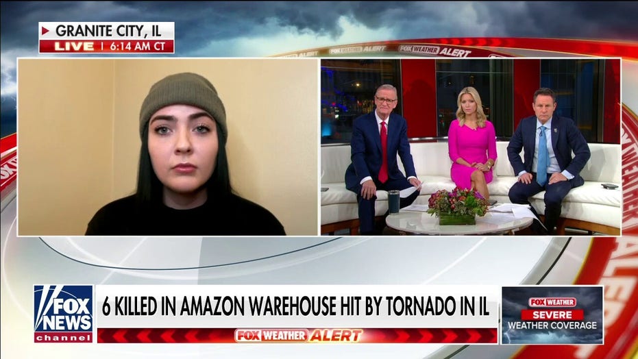 Amazon employee says she almost picked up shift on night of tornado that killed 6 at Illinois