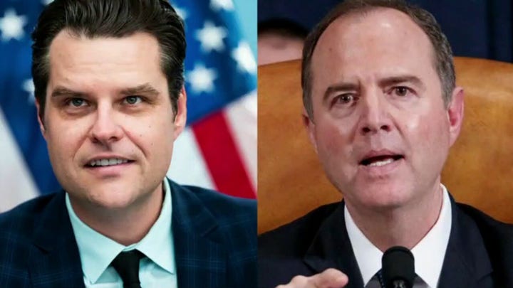 'Gutfeld!': Matt Gaetz wants to put a check on the dude with a thin neck