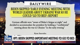 Biden skipped important international meetings so he could 'go to bed': Report - Fox News