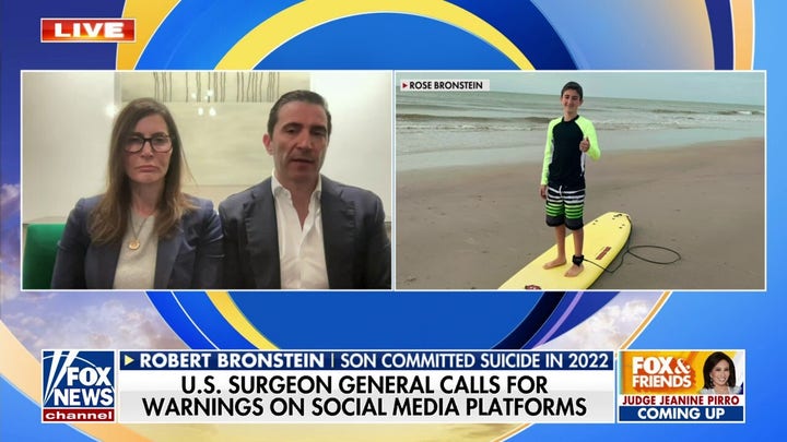 Parents call on social media platforms to be 'held to account' amid push to add warning labels for children