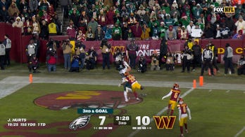 Jalen Hurts finds Dallas Goedert for a 15-yard TD, giving Eagles lead over Commanders | NFL Highlights