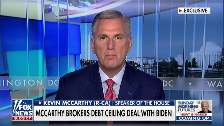 Debt ceiling deal 'a beginning of turning the ship,' says House Speaker Kevin McCarthy