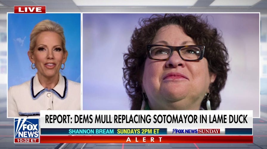 Dems weigh replacing Justice Sotomayor ahead of Trump's second term: Report