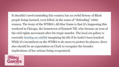 Riley Gaines torches USA Today writer after Caitlin Clark column