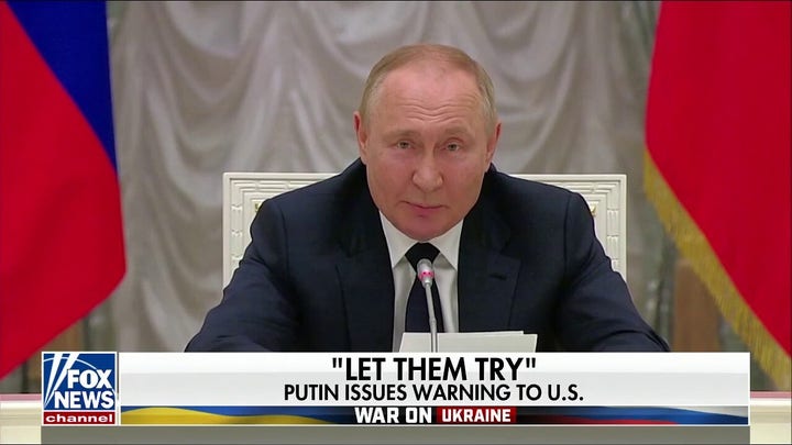 Putin warns US for punishing Russia