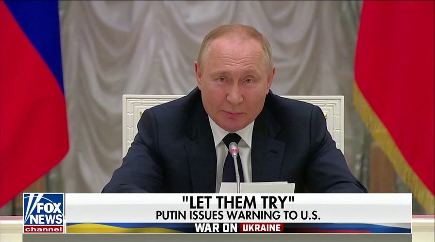 Putin warns US for punishing Russia