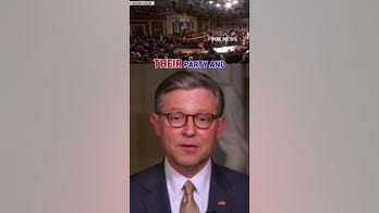 Speaker Johnson slams Omar, Tlaib for SOTU behavior: 'SHAMEFUL!'