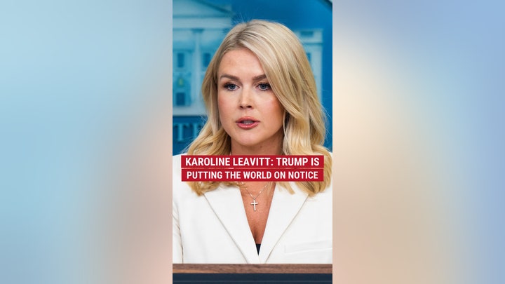 Karoline Leavitt: Trump is putting the world on notice