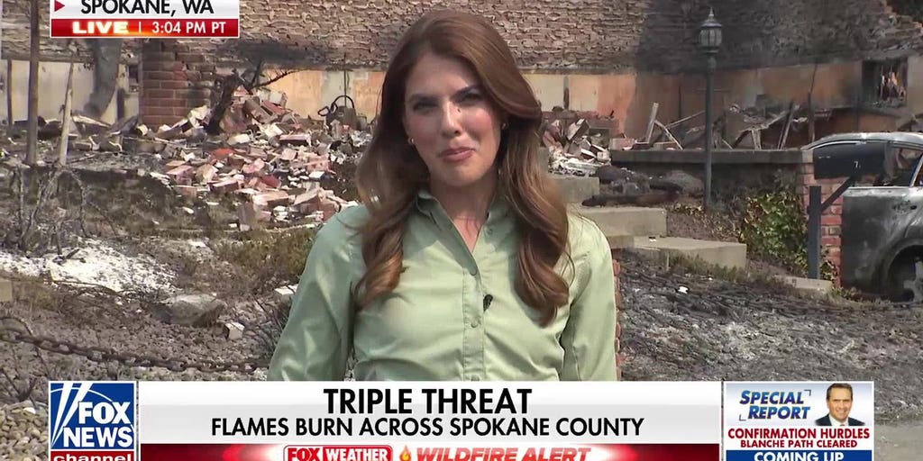 Spokane County wildfires destroy hundreds of structures forcing thousands to flee