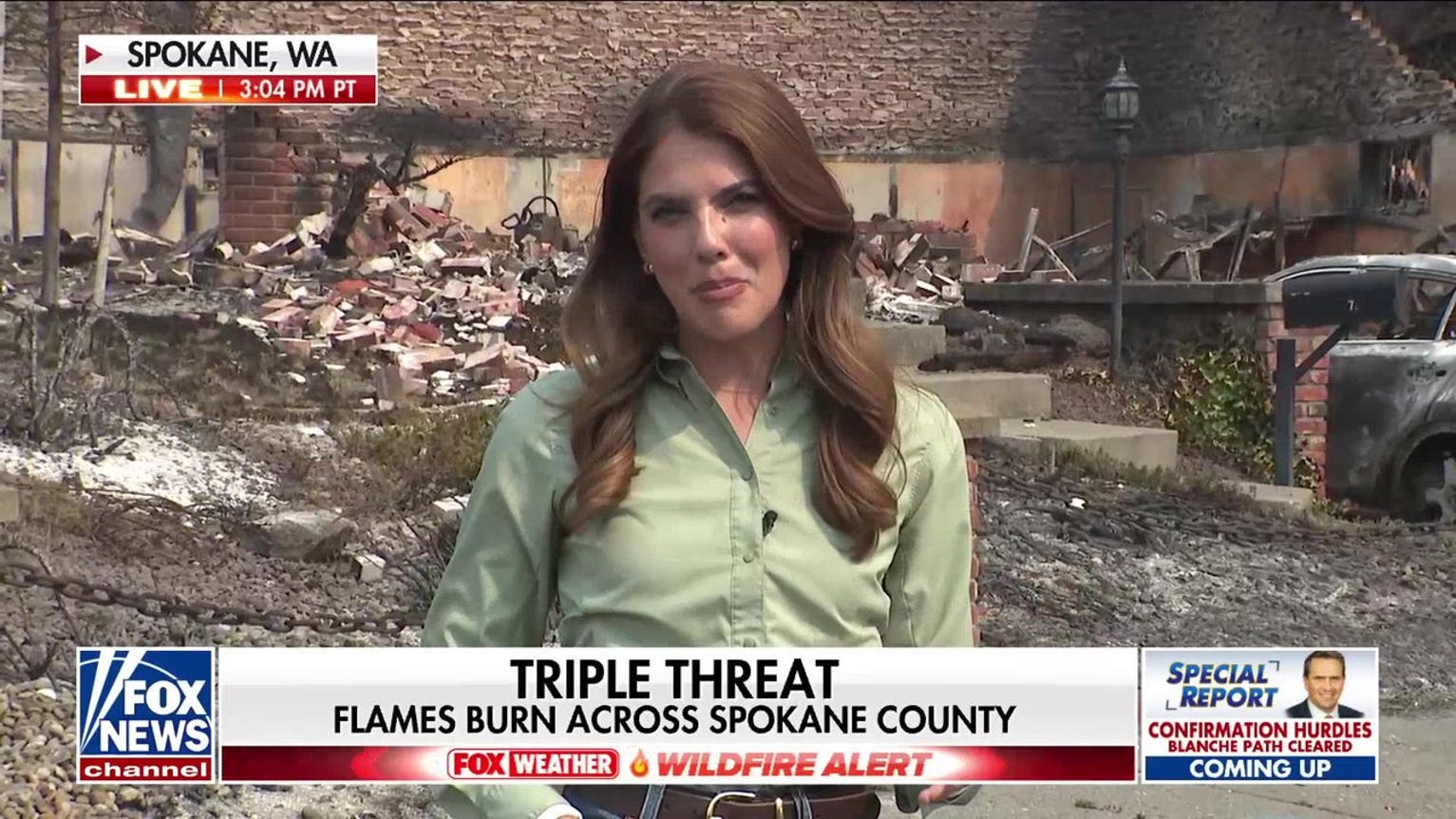 Spokane County wildfires destroy hundreds of structures forcing thousands to flee