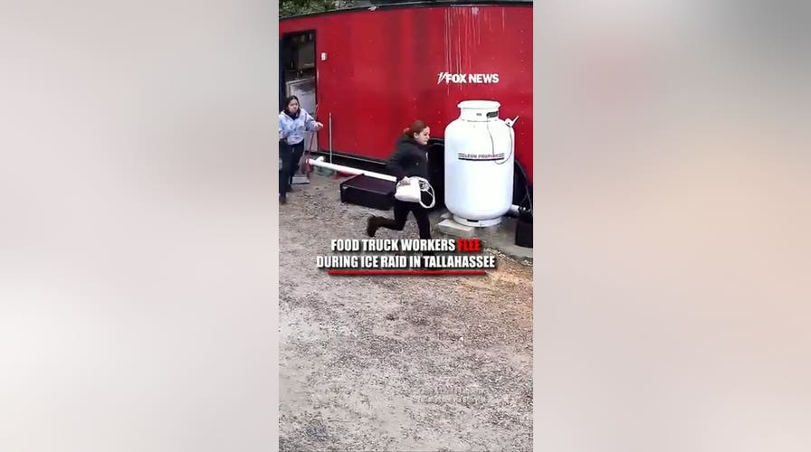 WATCH: Food truck workers FLEE during ICE raid in Florida 