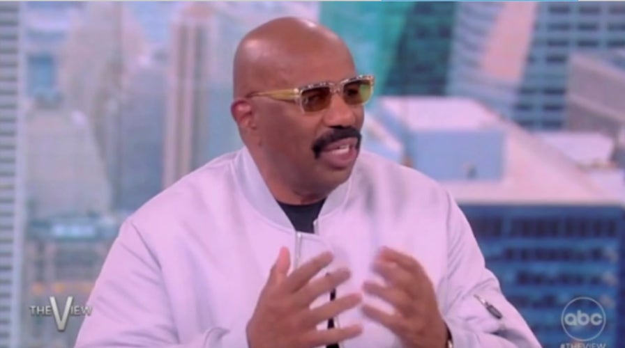 Steve Harvey cracks up 'The View' while talking about his kids
