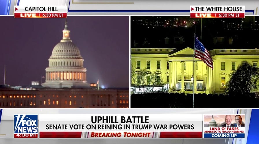 Senate rejects Democratic effort to halt war in Iran