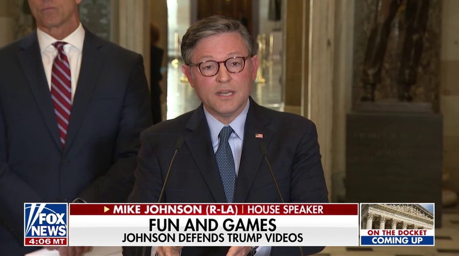 Johnson defends Trump trolling videos amid government shutdown