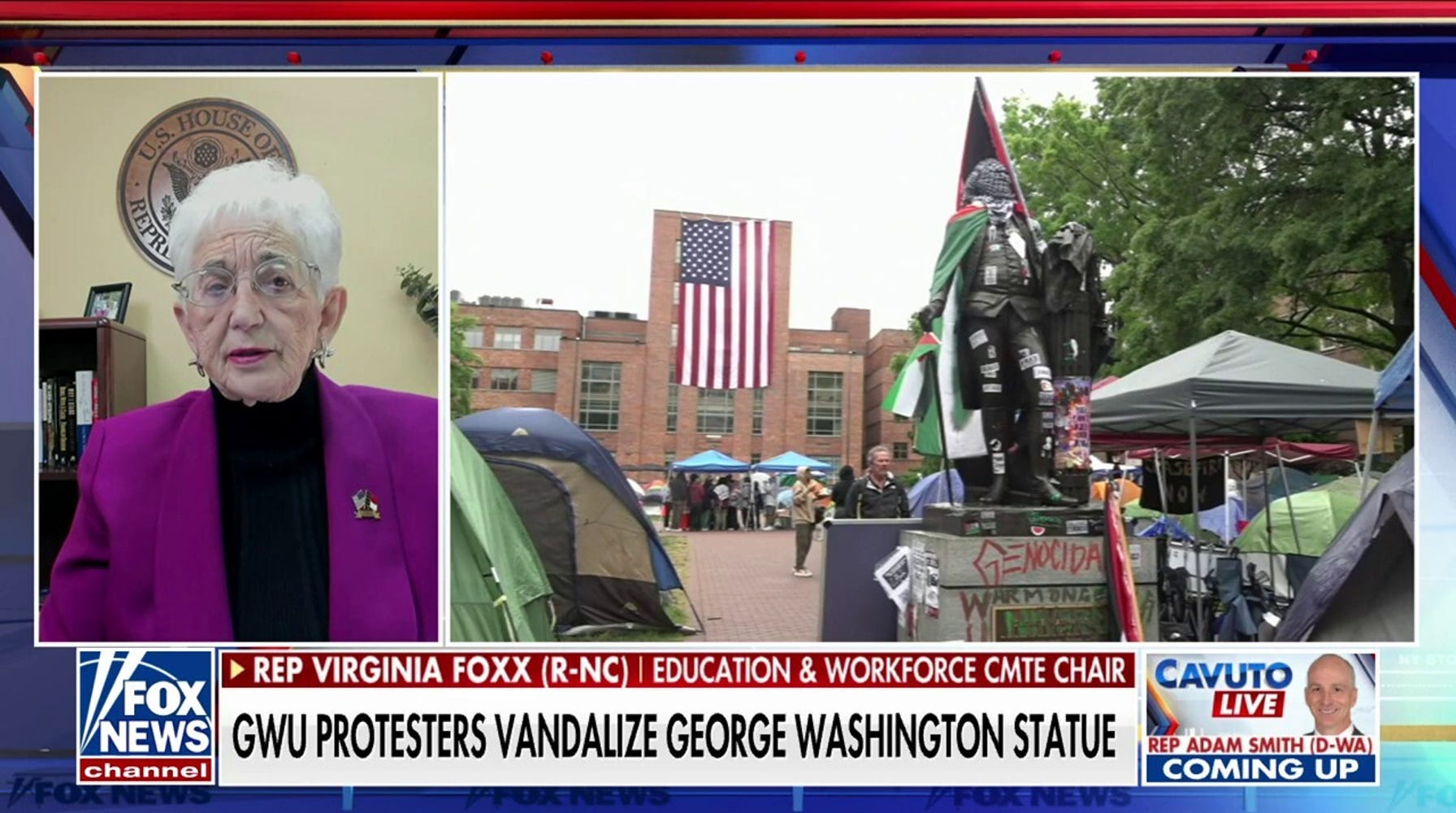 Rep. Foxx Condemns Campus Violence, Vandalism as 'Absolutely Disgusting,' Launches Investigation into University Funding