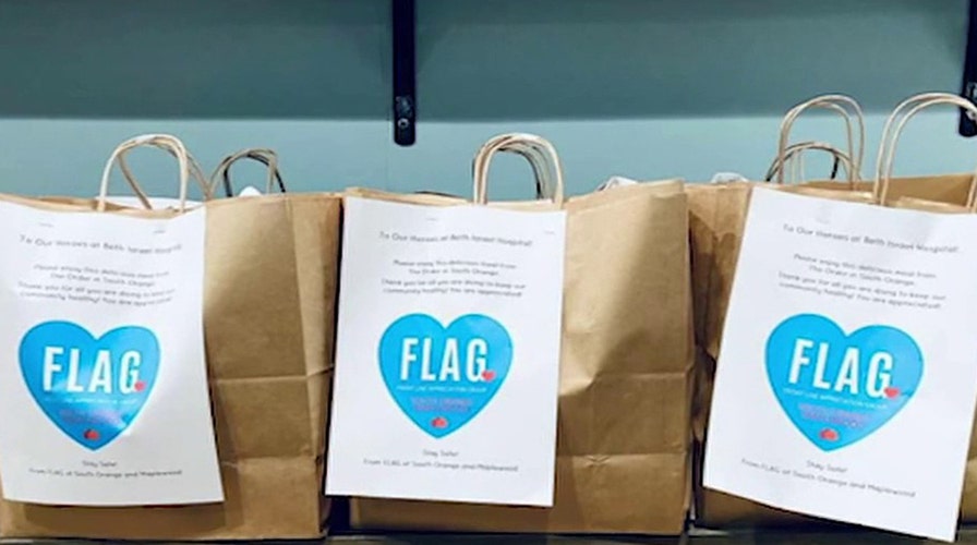 FLAG raising money and buying food from local restaurants for health care workers and first responders