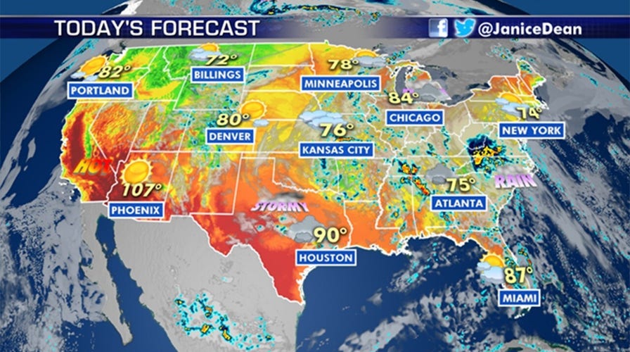 National forecast for Wednesday, May 27 