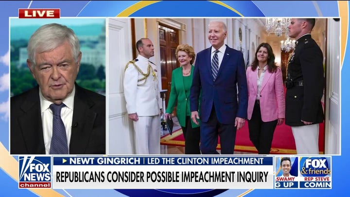 Newt Gingrich: Biden Impeachment inquiry would 'lead to a lot more evidence'