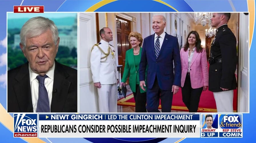 Newt Gingrich: Biden Impeachment inquiry would 'lead to a lot more evidence'