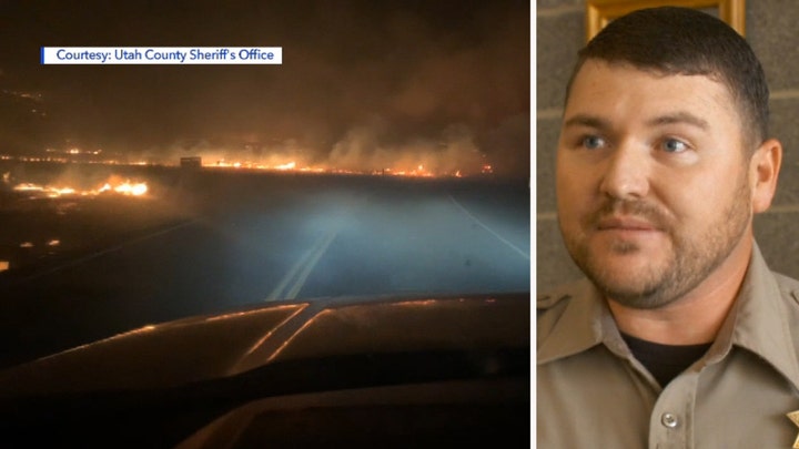 Deputy honored for saving lives during Utah wildfire