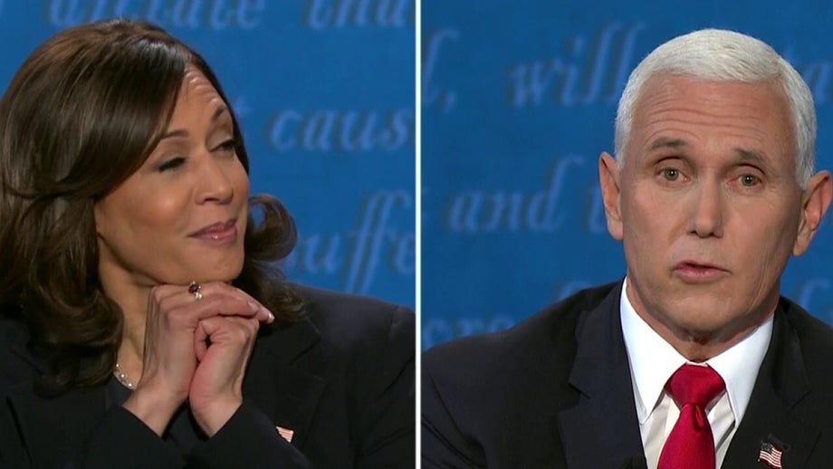 David Bossie: At VP debate, Pence's steady hand vs. the uncertainty of Harris was on full display