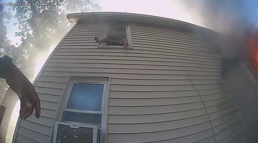 Bodycam videos capture dramatic rescue of New Jersey child from fire