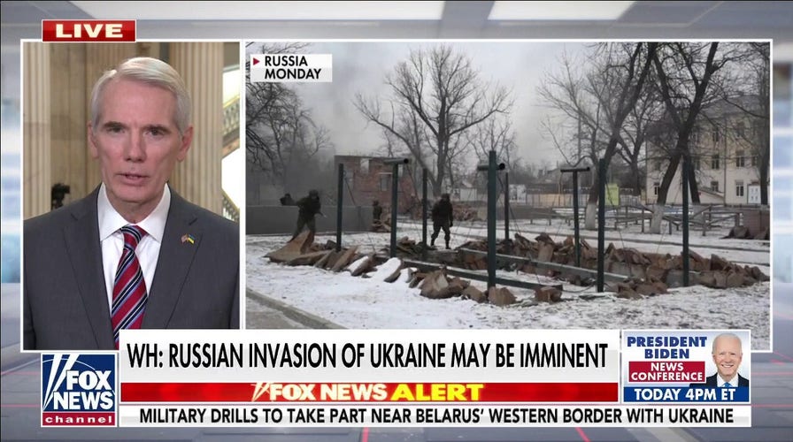 Sen. Rob Portman: Russian invasion of Ukraine would be a 'terrible mistake' as border tension mounts