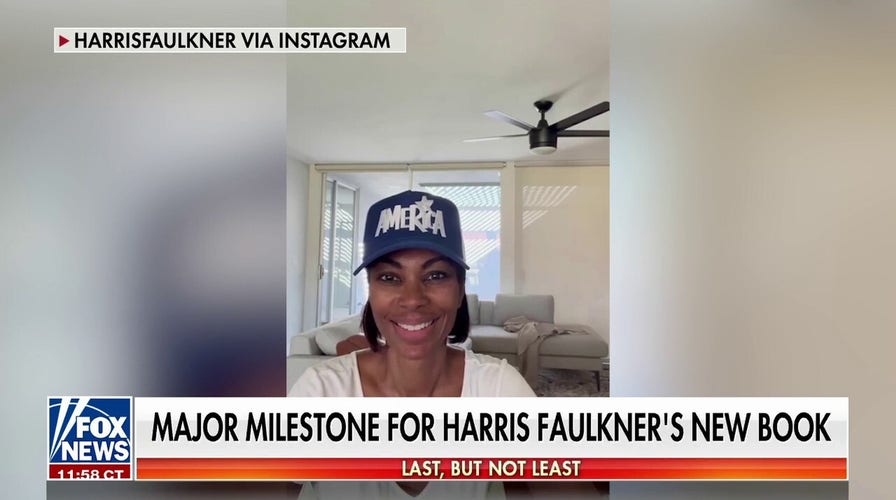 Harris Faulkner learns new book has topped New York Times Best Seller list