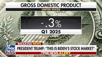 Trump reacts as economy shrinks in Q1: 'Our country will boom'