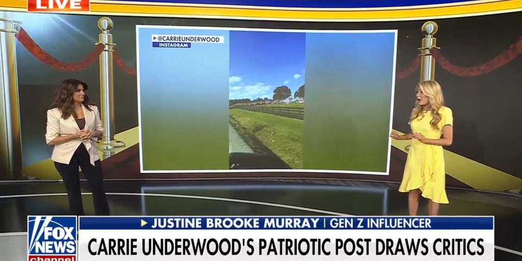 Carrie Underwood facing criticism over patriotic flag post