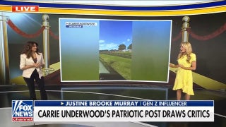 Carrie Underwood facing criticism over patriotic flag post