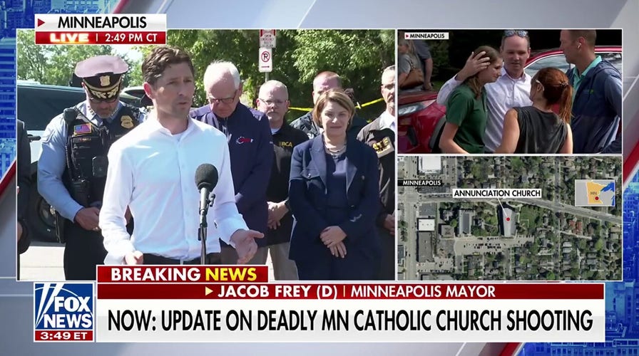Minneapolis mayor speaks following Catholic church shooting