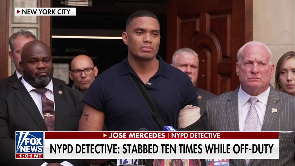 Off-duty NYPD detective stabbed repeatedly, speaks out about attack