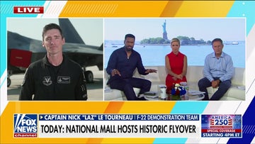 National Mall hosts historic flyover for America's 250th anniversary