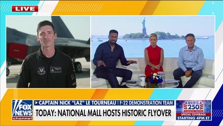 National Mall hosts historic flyover for America's 250th anniversary
