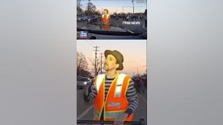 SEE IT: Man steps in front of trooper’s vehicle, appears to fall on his own