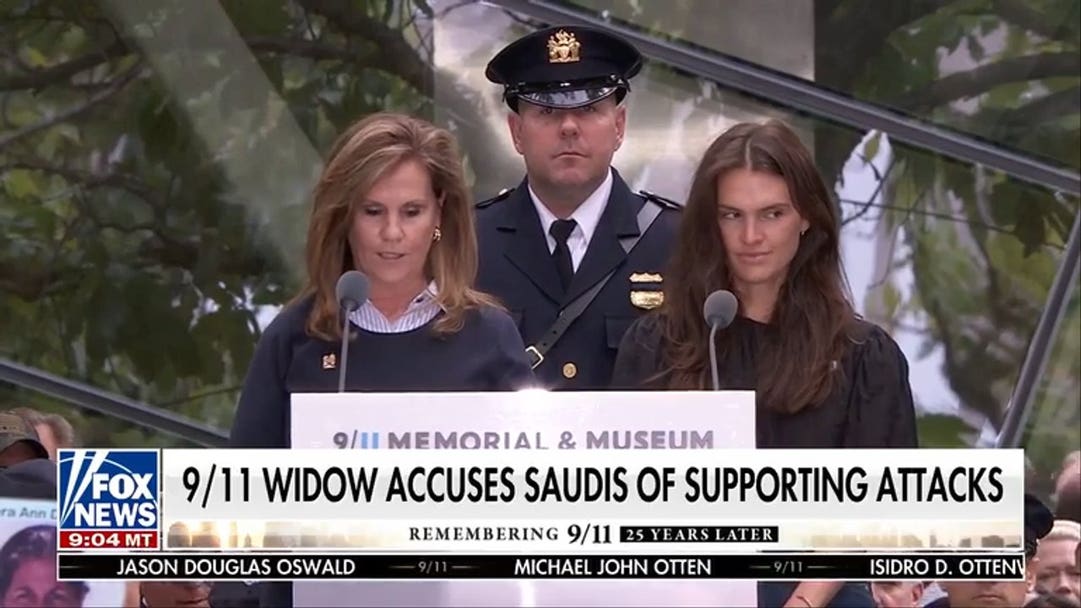 Widow accuses Saudis of supporting 9/11 attacks