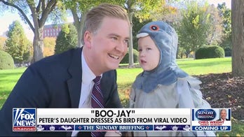 Peter Doocy's daughter dresses as bird from viral video, goes trick-or-treating at White House