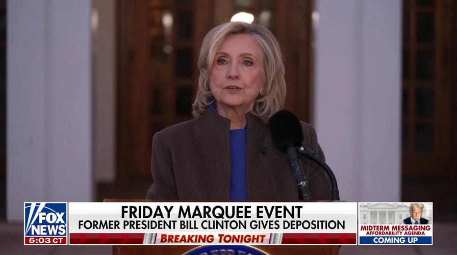 Hillary Clinton testifies in Epstein probe