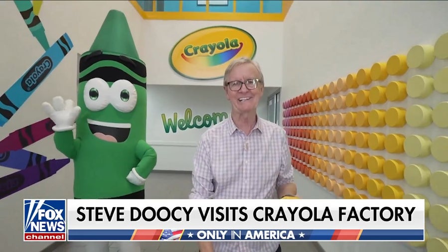 Steve Doocy tours the Crayola Factory to explore its colorful legacy