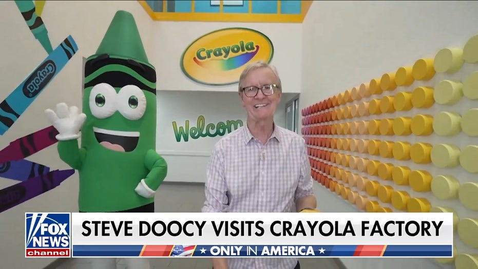 Steve Doocy tours the Crayola Factory to explore its colorful legacy