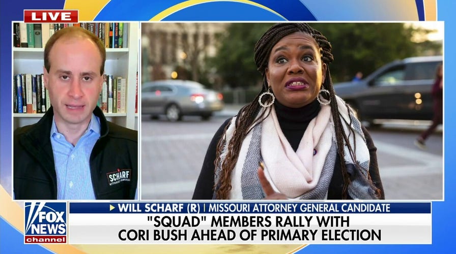 'Squad' members rally around Cori Bush as she faces 'tough' primary challenge