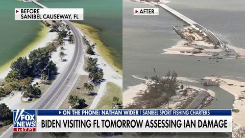 Biden to visit Florida to assess damage left by Hurricane Ian