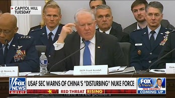 Air Force secretary sounds alarm on China's 'disturbing' nuclear arsenal 